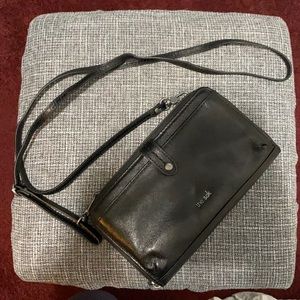 The Sak Black Clutch/Cross Body
